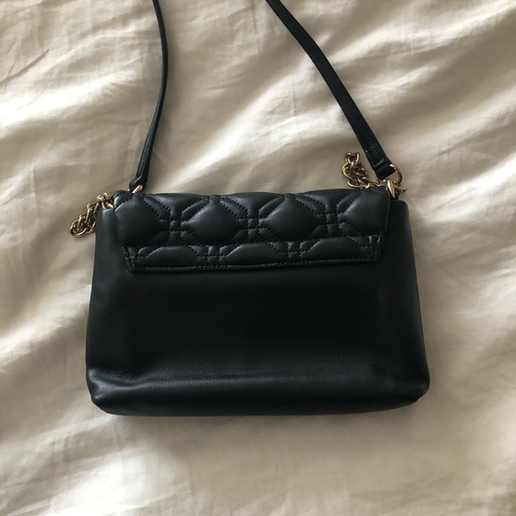 {Kate spade} black quilted crossbody - Picture 2 of 4